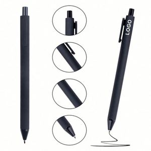 Stylos à bille rétractables promotionnels à toucher doux, stylos à bille en plastique personnalisés avec logo pour l'école, l'hôtel, les cadeaux - Product Image 5