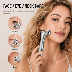 Pulse <b>Roller</b> Massager Face Lifting Device Rechargeable Face Beauty Device Handheld Vibration Facial <b>Roller</b> Massage Device - Product Image 6