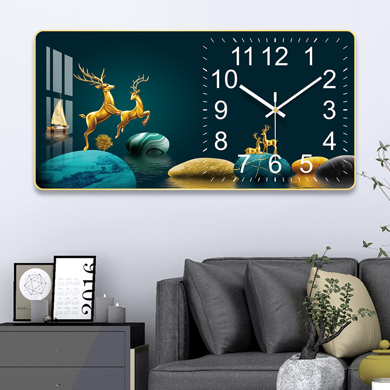 Panneau de cristal mur Cloc 3