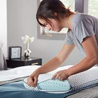 Oreiller en mousse à mémoire de forme de haute qualité, orthopédique, OEM, personnalisable, vente en gros, oreillers cervicaux pour soulager les douleurs au cou, pour dormir
