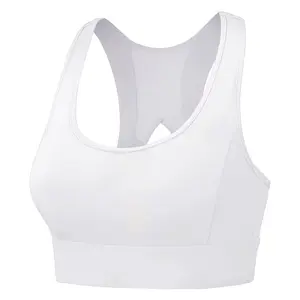 Sports Underwear Hollow Frame Breathable Quick-Drying Gathering Vest Yoga Cotton Backless Sports Plus Size Bras For Big Women