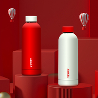 Botella de Agua Deportiva Yeway, Aislada al Vacío, de Acero Inoxidable, de Doble Pared, con Logotipo Personalizado, 500 ml