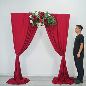 Fleur artificielle en soie rose, best-seller en gros, avec support végétal pour réceptions de mariage internationales - Product Image 1