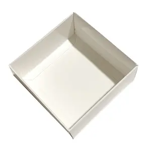 Grosir Pencetakan Warna Kartu Putih Kotak Nugget Ayam Goreng Kotak Makanan Logo Kustom
