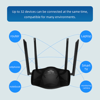Routeurs WiFi sans fil DNXT 4G LTE CPE à prix d'usine, 6 antennes avec ports LAN, modem de poche 4G LTE à large bande 300 Mbps avec emplacement pour carte SIM