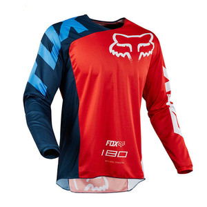Traje de Ciclismo <span class=keywords><strong>FOX</strong></span> para Bicicleta de Montaña, Motociclismo Todoterreno, Descenso, Transpirable, de Secado Rápido, Poliéster, <span class=keywords><strong>Camiseta</strong></span> de Manga Larga para Verano - Product Image 5