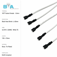 Faisceau de câbles électroniques 187T UL1015 22AWG pour câblage interne d'équipements industriels