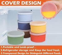 Gobelets de cuisson pour pouding en gros, contenants de stockage pour glaces et snacks (lot de 6)
