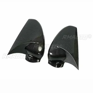 Pour Honda Accord 8ème, 8.5ème, 9ème génération 08-2017, coque de rétroviseur noir brillant aspect fibre de carbone - Product Image 3