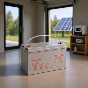 Batterie Vevor Deep Cycle 12V 75Ah, scellée, AGM, au plomb-acide, pour stockage d'énergie domestique, hors réseau, montage mural - Product Image 2