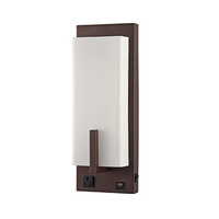 Applique murale de chevet de chambre d'hôtes d'hôtel à LED d'intérieur Offre Spéciale avec USB et prise