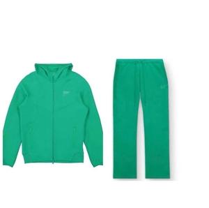 Conjunto Deportivo Personalizado con Logotipo para Hombre, Sudadera de Forro Polar Térmico, Pantalones Deportivos con Cierre para Correr, Talla Grande - Product Image 6