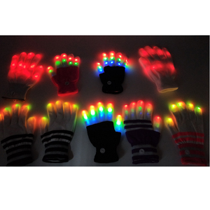 Party Supplies Rave Flashing <strong>Finger</strong> Kids Children Toys Lighting Mittens Magic Black Luminous <strong>Light</strong> up LED Gloves - Product Image 6