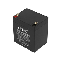 Baterai UPS Asam Timbal Tertutup Isi Ulang 12V5Ah Berkualitas Baik Harga Pabrik KAZUKI untuk Penyimpanan Energi Peralatan Rumah Tangga