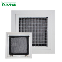Grille de ventilation en aluminium pour système CVC, grille de retour d'air en métal pour plafond, grille filtrante en nid d'abeille