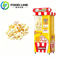 Distributeur automatique de pop-corn en matériau de qualité alimentaire pour lieux publics