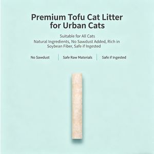 Litière pour chat en tofu biodégradable avec bentonite, contrôle des odeurs, agglomération rapide, faible poussière, sûre et écologique pour les chats - Product Image 1