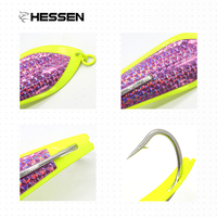 Nouvelle leurre spinner Hessen V-Tail 17g-70g, coloré, pour truite, appât artificiel dur, pêche en eau salée, hameçon simple, lancer longue distance