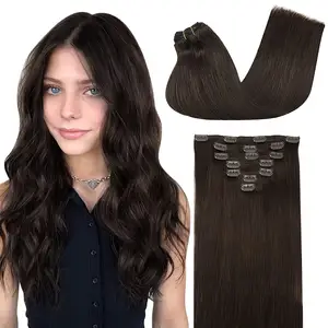 Extensión de cabello humano remy 100 virgen, cabello brasileño, sin procesar, cutícula, venta al por mayor