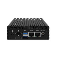 Mini PC CWWK sin ventilador X86-P5, dispositivo de firewall con 2 puertos LAN i225 de 2.5GbE, RAM DDR5, AES-NI, Pfsense, OPNsense, computadora industrial.