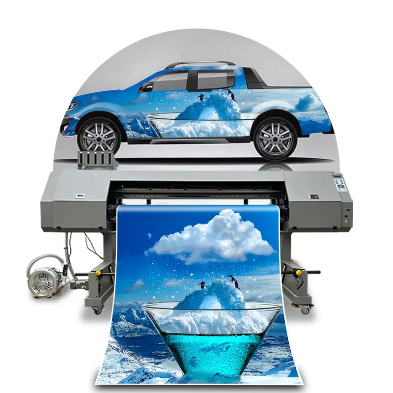 Hot sale smart UV Hybrid printer best price wallpaper UV DTF printer