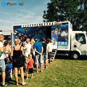 Bán buôn mới hấp dẫn giá rẻ 6 ghế 32 inch VR điện thoại di động xe tải rạp chiếu phim 3 hàng tháng cập nhật 1 Phim 8.5 kW xăng máy phát điện đặt - Product Image 2