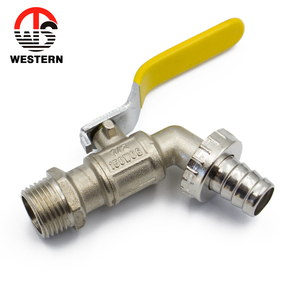 <span class=keywords><strong>1</strong></span>/2 Đồng hồ đo Vòi vườn Hose LEVER xử lý giá thấp giả mạo Brass Core treo tường bibcock Brass nước vòi - Product Image 3