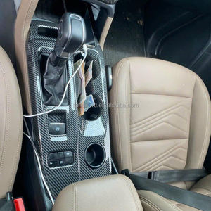 JIAHUI <span class=keywords><strong>AUTO</strong></span> Accessoires intérieurs de voiture en ABS pour Ford Ranger T9 2022-2024 Kits de garnitures intérieures en fibre de carbone - Product Image 4