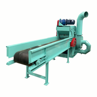 Déchiqueteur de bois à alimentation automatique par convoyeur par Morethan Industrial, broyeur à alimentation forcée pour le recyclage des déchets de bois
