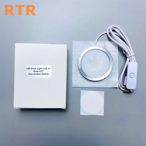 USB White LED Puck Light with Plug Compatible with Bambu Lab Light Kit 001 for 3D Printed Decorative Models Night <strong>Table</strong> Lamp - Product Image 3