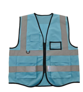 เสื้อกั๊กนิรภัยสะท้อนแสงสะท้อนแสงหลากสีหลายกระเป๋าเสื้อแจ็กเก็ตใส่ทำงาน - Product Image 2