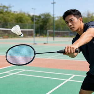 Raquette de badminton en carbone tressé intégral, durable pour joueur professionnel, avec boîte de rangement – Offre spéciale - Product Image 1