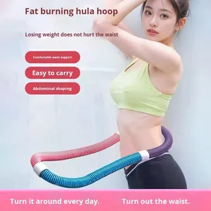 Cerceau lesté en matériau PP souple, ne blesse pas la taille, aide à perdre du poids, amincit le ventre, cerceau de fitness pour adultes et enfants - Product Image 5