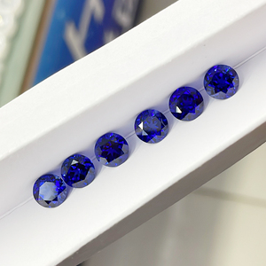 <span class=keywords><strong>Saphir</strong></span> bleu Starsgem 3 mm-7 mm, taille ronde, <span class=keywords><strong>saphir</strong></span> bleu royal cultivé en laboratoire, pierre <span class=keywords><strong>synthétique</strong></span> en vrac, pierre précieuse colorée pour bijoux - Product Image 2