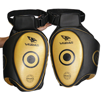 Cible d'entraînement professionnelle pour les jambes et les cuisses, boxe, MMA, Muay Thai, avec équipement de protection en caoutchouc et cuir