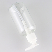 Flacon pompe en plastique transparent vide de 200 ml pour cosmétiques, après-shampoing, savon liquide, lotion corporelle, shampoing