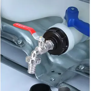 Adaptateur <span class=keywords><strong>de</strong></span> <span class=keywords><strong>robinet</strong></span> pour réservoir IBC durable, filetage grossier S60*6 vers connecteur 1/2'' 3/4'', vanne <span class=keywords><strong>de</strong></span> remplacement, vanne <span class=keywords><strong>de</strong></span> jardin, <span class=keywords><strong>robinet</strong></span> <span class=keywords><strong>de</strong></span> maison - Product Image 2