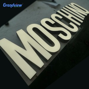 Visage éclairé et halo éclairé <span class=keywords><strong>canal</strong></span> lettre <span class=keywords><strong>Café</strong></span> Signe Publicitaire - Product Image 3