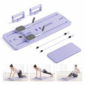 Tabla de Pilates Multifuncional Portátil para el Hogar con Reloj Electrónico - Product Image 1