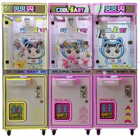 Jeux de pièces en peluche distributeur automatique petite Machine à clipser prix Machines à cadeaux Mini Machine à clipser pour enfants