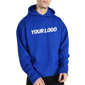 Sudadera Unisex de Algodón French Terry, Lisa, Extra Grande, con Impresión Personalizada, Sin Cordones, Dobladillo Corto sin Rematar, para Hombre - Product Image 1