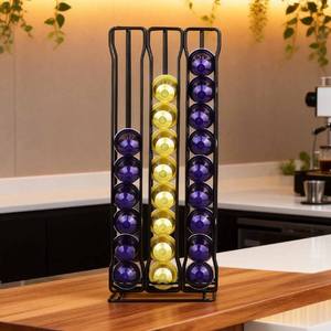 Estante Vertical para Cápsulas de Café Compatible con Cápsulas <span class=keywords><strong>Nespresso</strong></span> - Exhibidor de Gran Capacidad (60 Cápsulas) - Product Image 3
