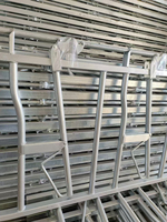 Sistema de Rieles Frontales para Control de Ganado, Puerta de Alimentación para Vacas de Granja Lechera, Galvanizado en Caliente, Personalizado de Fábrica