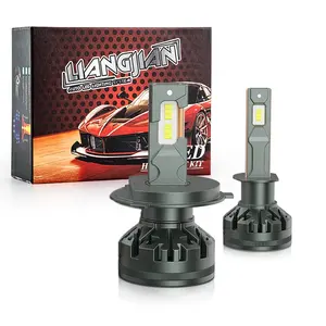 LiangJian V45 súper brillante de alta potencia camión auto accesorios de luz H11 H4 H7 H1 9005 M8 coche LED faro bombillas para coche