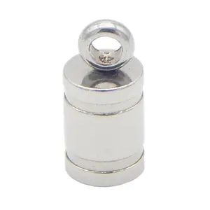 2.2/2.5/3.0mm sulco de fundição Cap Encantos Cabo De Couro End Caps Crimp End Connector para DIY Jóias Pulseira Fazer Colar