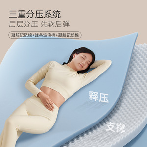Original Elements <b>Memory</b> <b>Foam</b> Mattress 25cm Medium Soft Independent Spring Antibacterial Anti-mite Home Use - Product Image 3