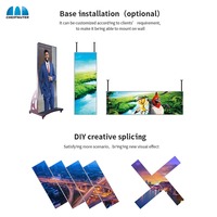 LED digitale Poster P1.86P2.5 per interni HD elettronica pubblicità schermo LED Wifi controllo pavimento in piedi Display a LED