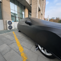 Housse de voiture sur mesure en PU de qualité supérieure, finition cuir lisse, imperméable, anti-poussière, abri de luxe pour voiture, fabricant
