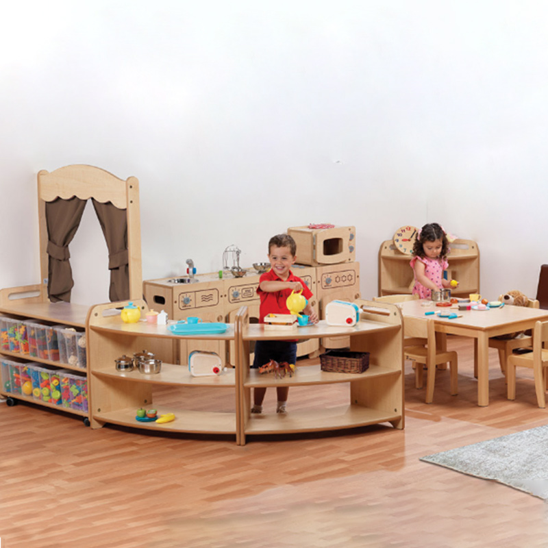 Daycare Children Preschool Furniture Wooden Kid Montessori Kindergarten Furniture School Preschool Furniture Set Table