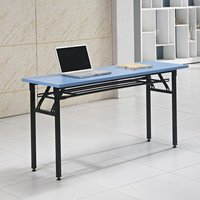 Table pliante moyenne 100 * 60CM, mobilier de bureau, fourniture d'usine moderne, bon prix, table pliante pour ordinateur portable, bureau pliable en bois